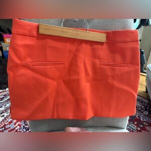 4TH + Reckless. NWT LINED MINI SKIRT. True Orange